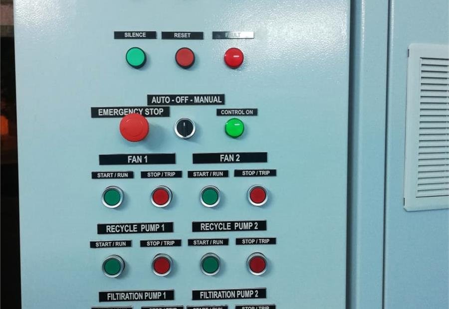 Cooling tower panel detail