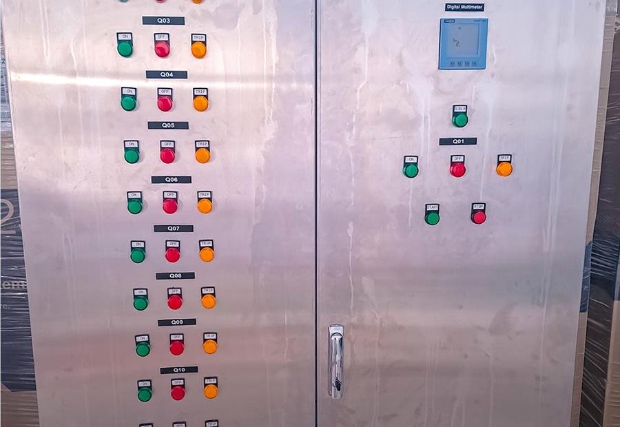 Operator panel front view