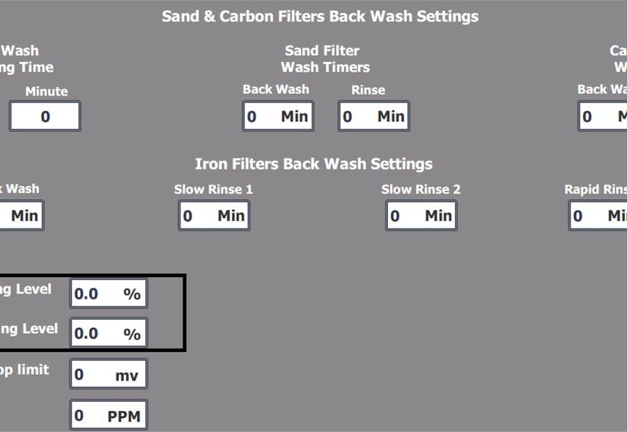 RO unit 2 HMI screen