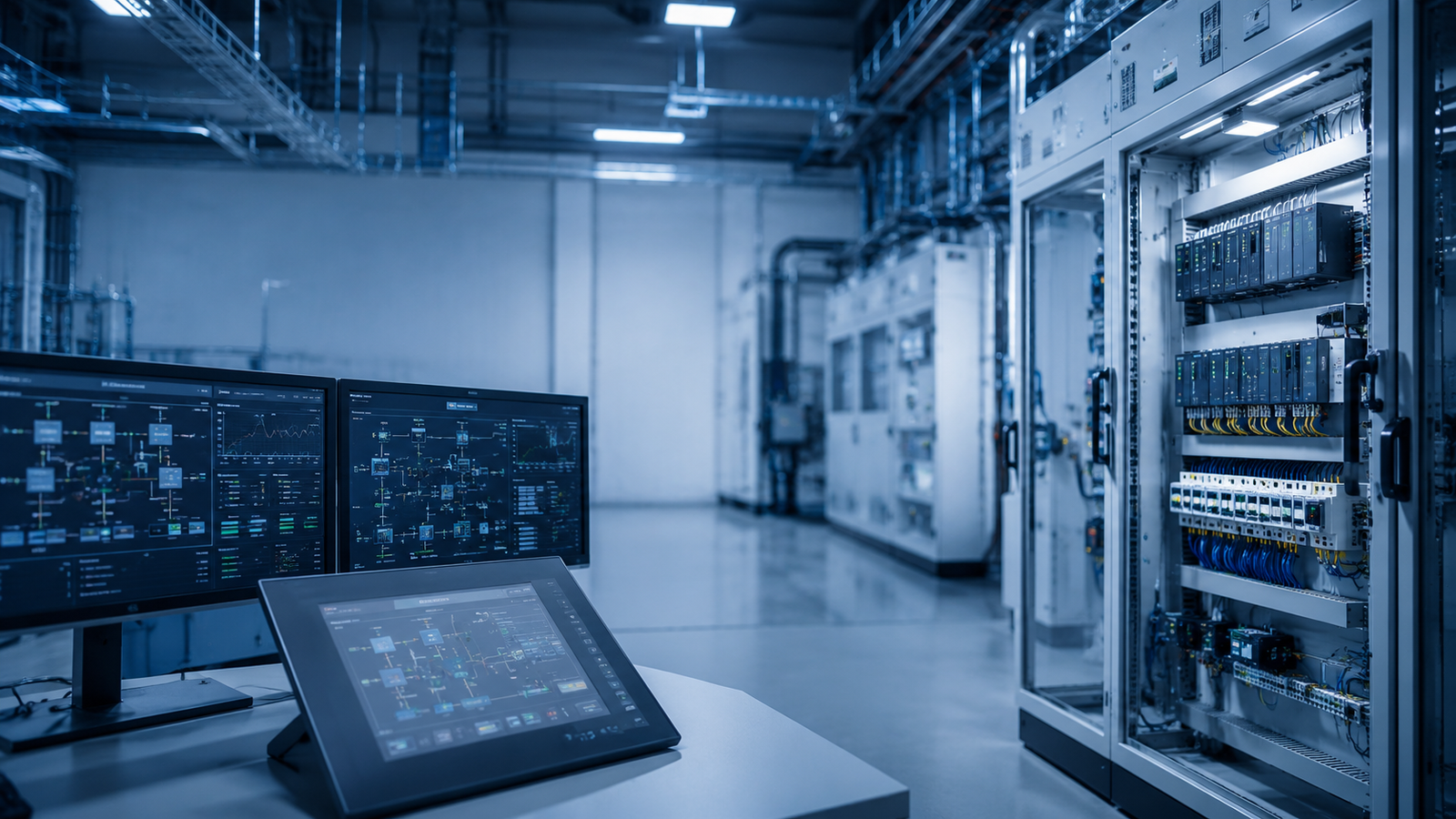 PLC, HMI & SCADA Integration in Process Plants